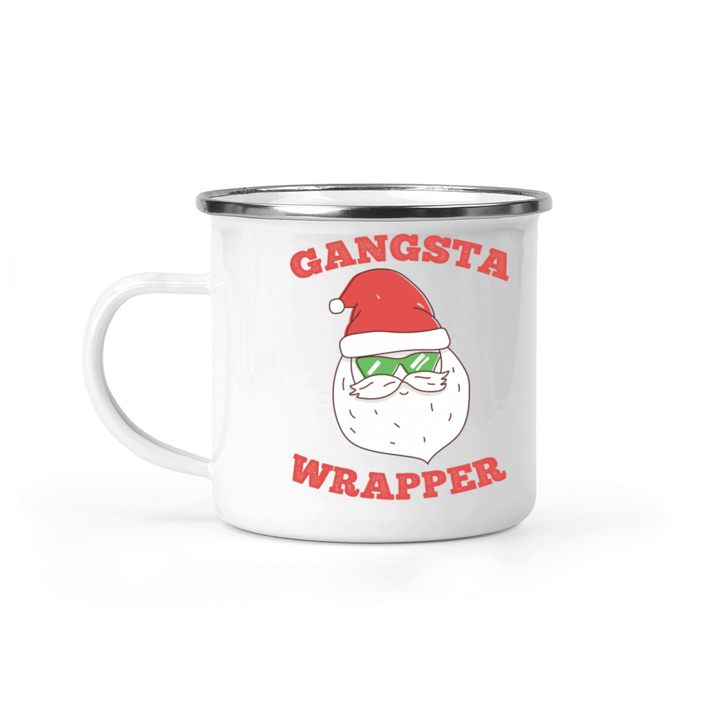Gangsta Wrapper Santa Camping Mug