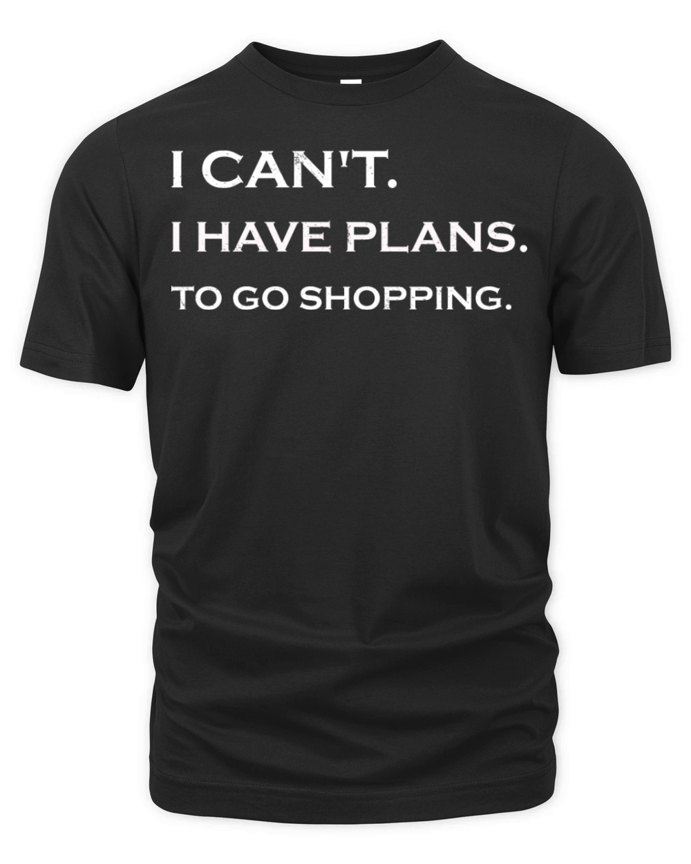 Plans to go shopping Organic Unisex T-shirt