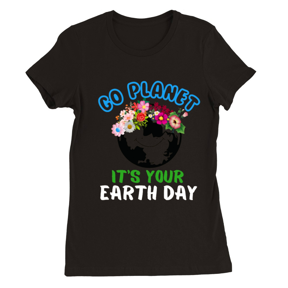 FUNNY EARTH WORLD NATURE DAY 2023 ENVIRONMENTAL Premium Womens Crewneck T-shirt