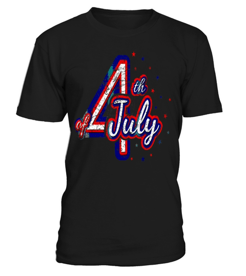 4th July Independence Day United States Vintage Di T-Shirt Unisex
