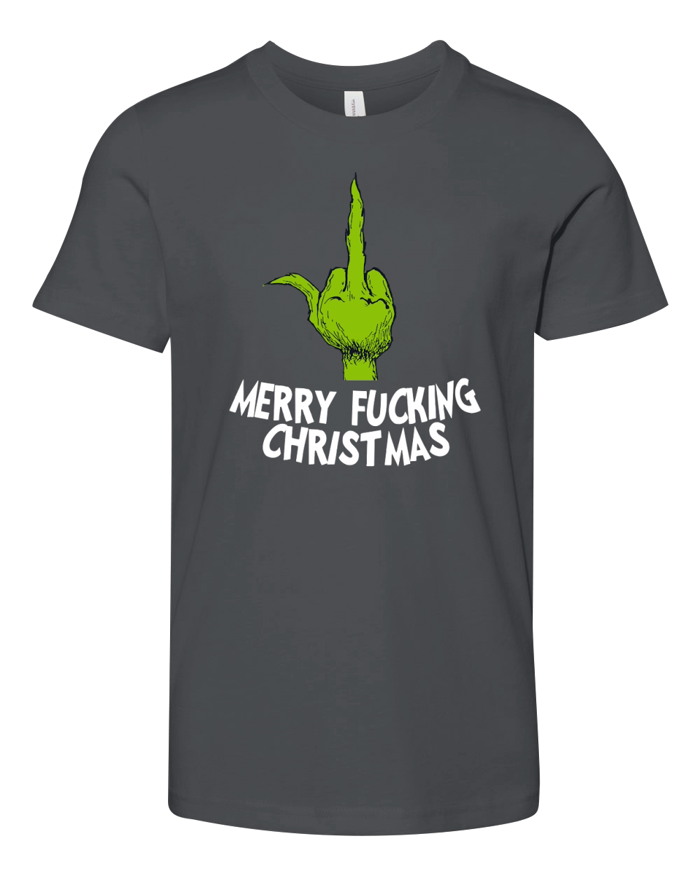 The Grinch Merry Fucking Christmas Youth Unisex Jersey Tee