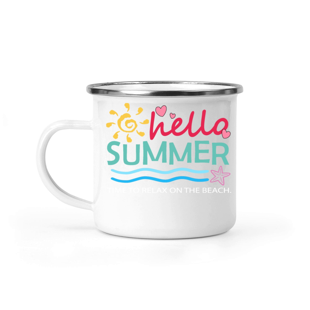 Hello summer Camping Mug
