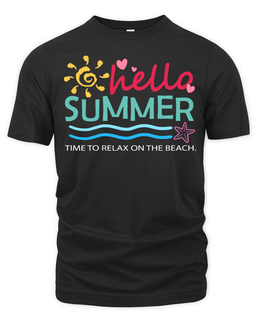 Hello summer Organic Unisex T-shirt