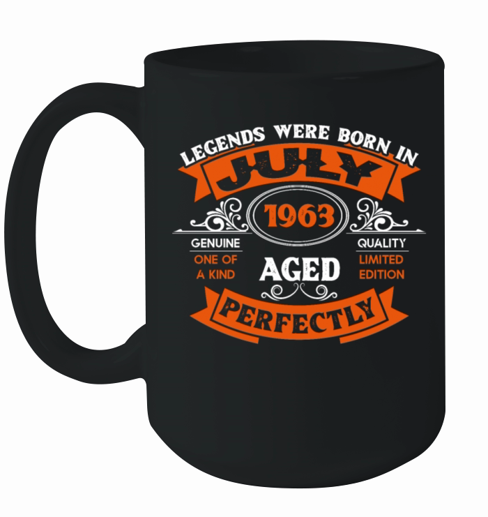 Legends Were Born In July 1963 Birthday Ceramic Mug