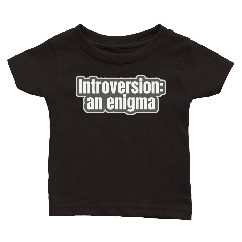Introversion An Enigma Classic Baby Crewneck T-shirt