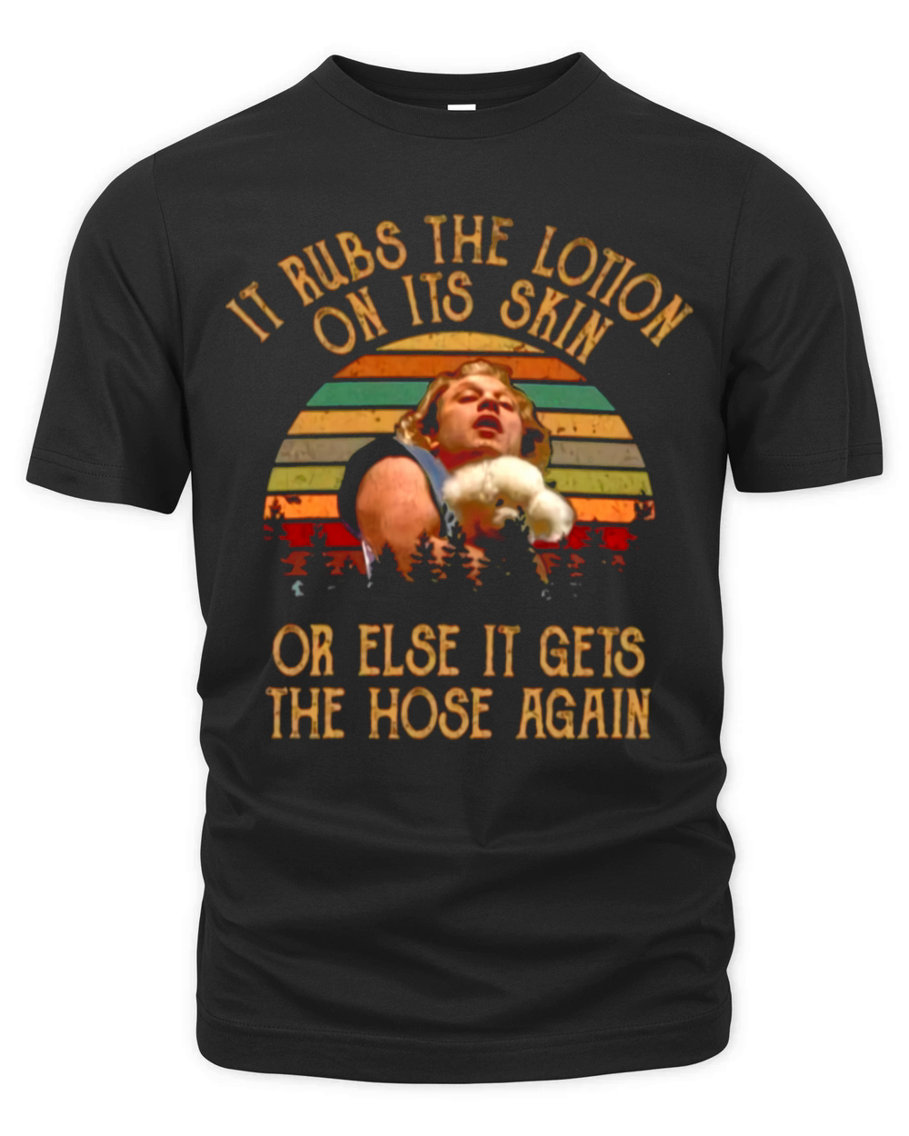 It Rubs The Lotion On Its Skin Silence of the Organic Unisex T-shirt