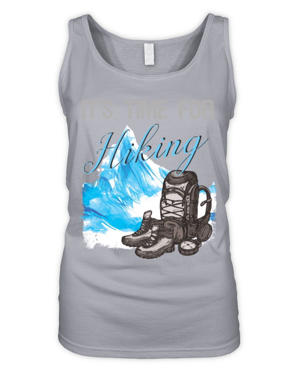 Hiking Hike Time for Hiking Vintage Organic Women's Tank Top