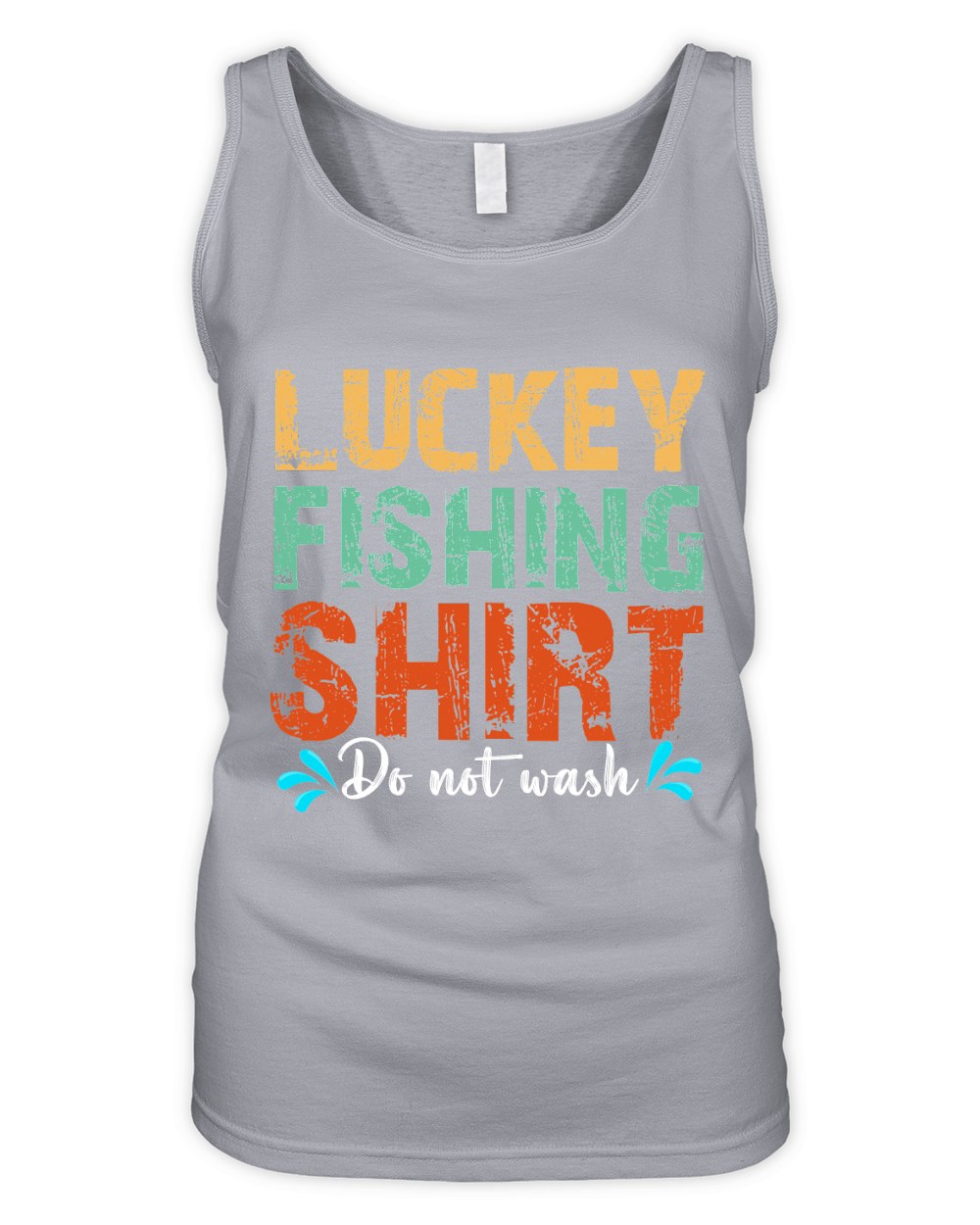 Luckey Fishing Shirt Do Not Wash Organic Women's Tank Top