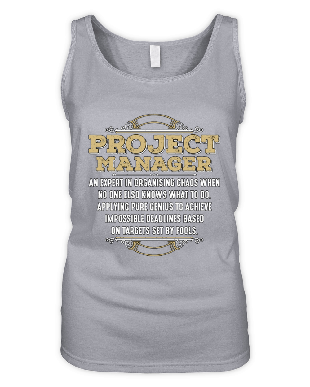 Project Manager An Expert In Project Management Organic Women's Tank Top