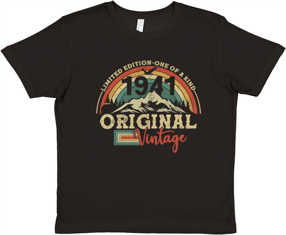Vintage 1941 Birthday Gift Premium Kids Crewneck T-shirt