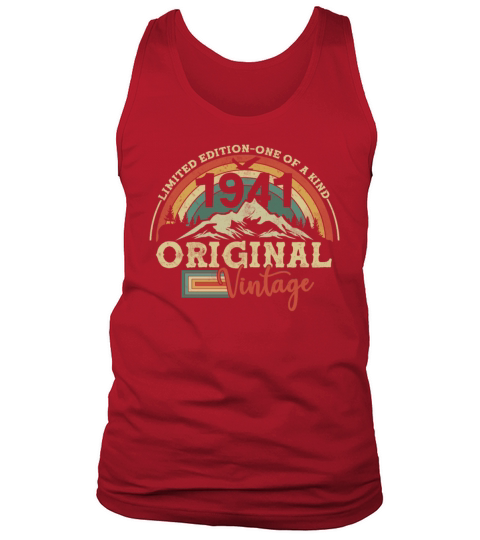 Vintage 1941 Birthday Gift Tank Top Unisex