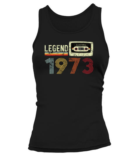 1973 Geburtstag Vintage Cassette Tank top Woman