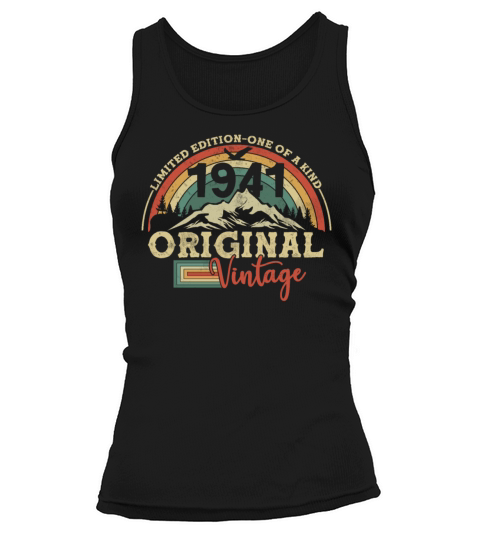 Vintage 1941 Birthday Gift Tank top Woman