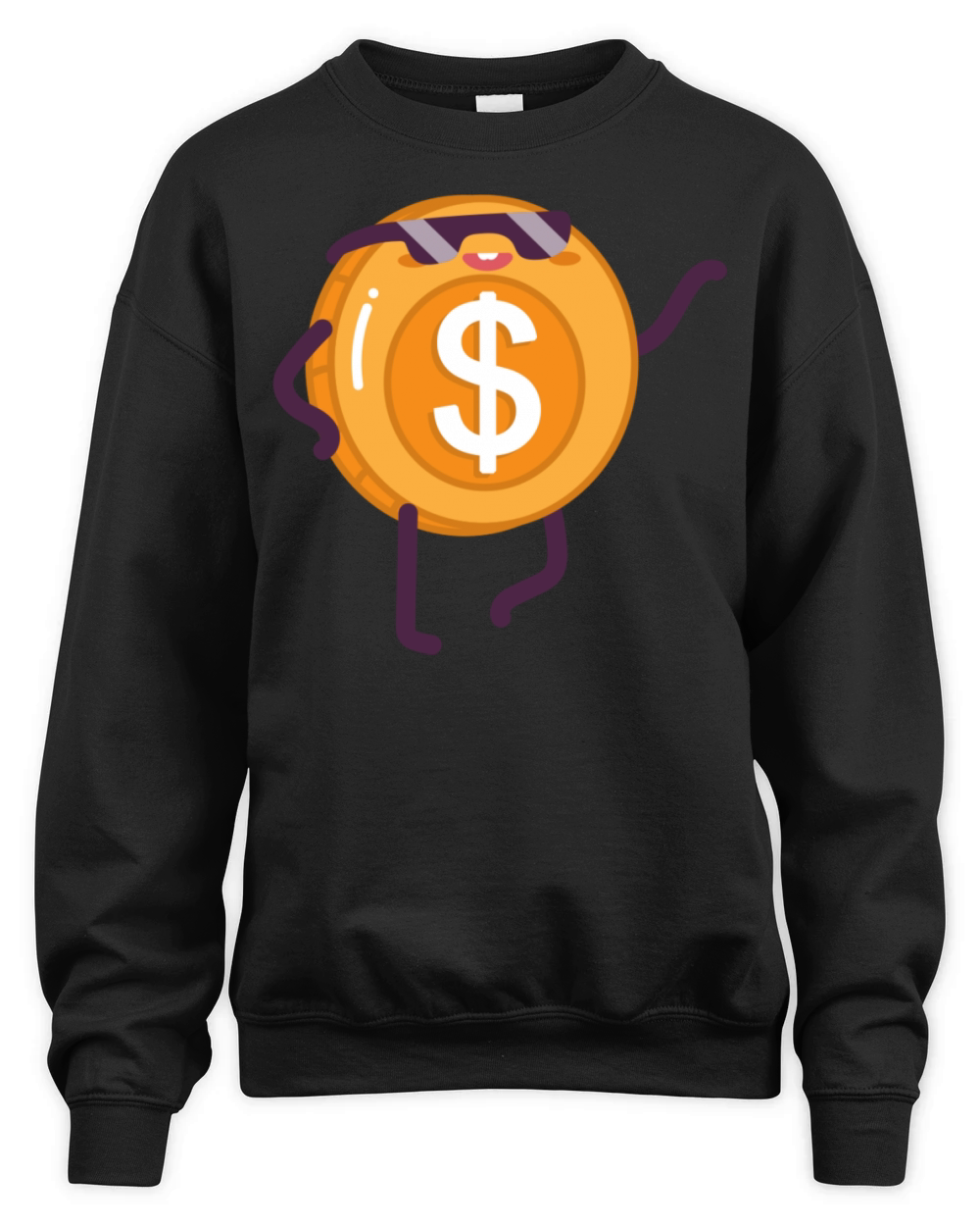 Customizable money coin Unisex Premium Crewneck Sweatshirt
