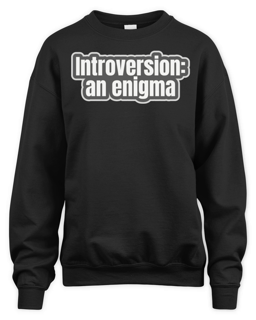 Introversion An Enigma Unisex Premium Crewneck Sweatshirt