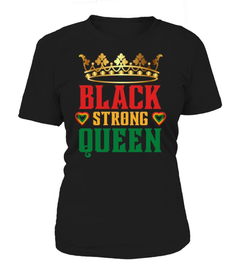Black strong queen Juneteenth Women's T-Shirt