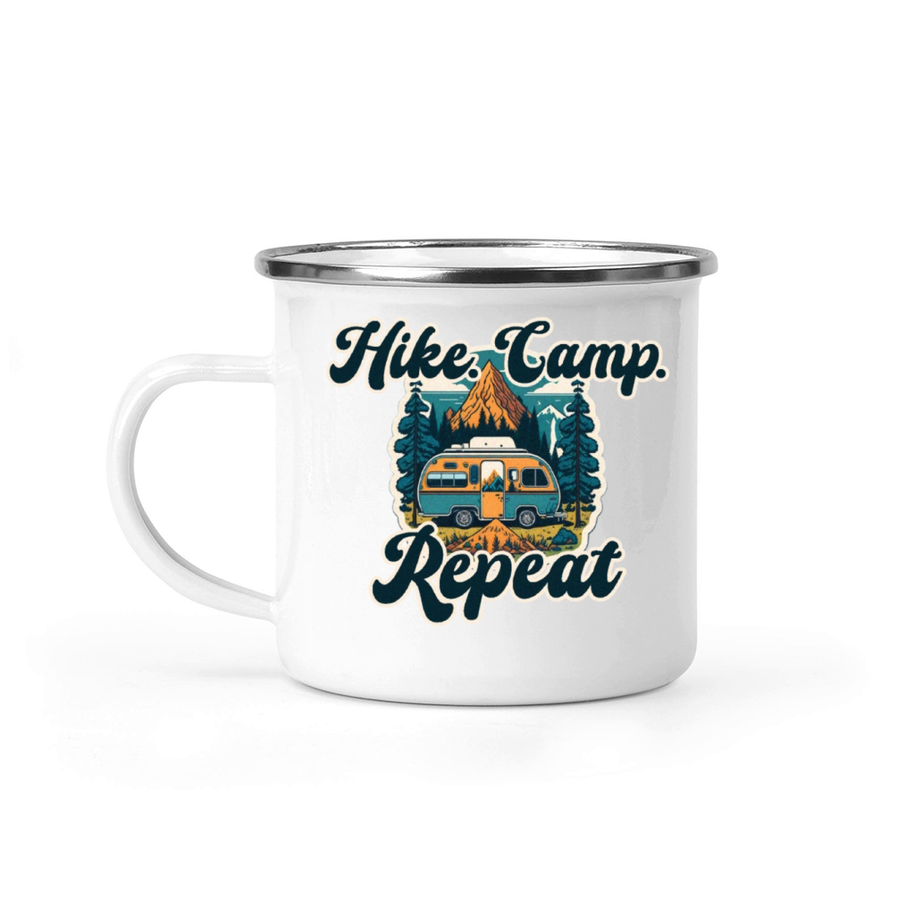 Hike Camp Repeat Camping Mug