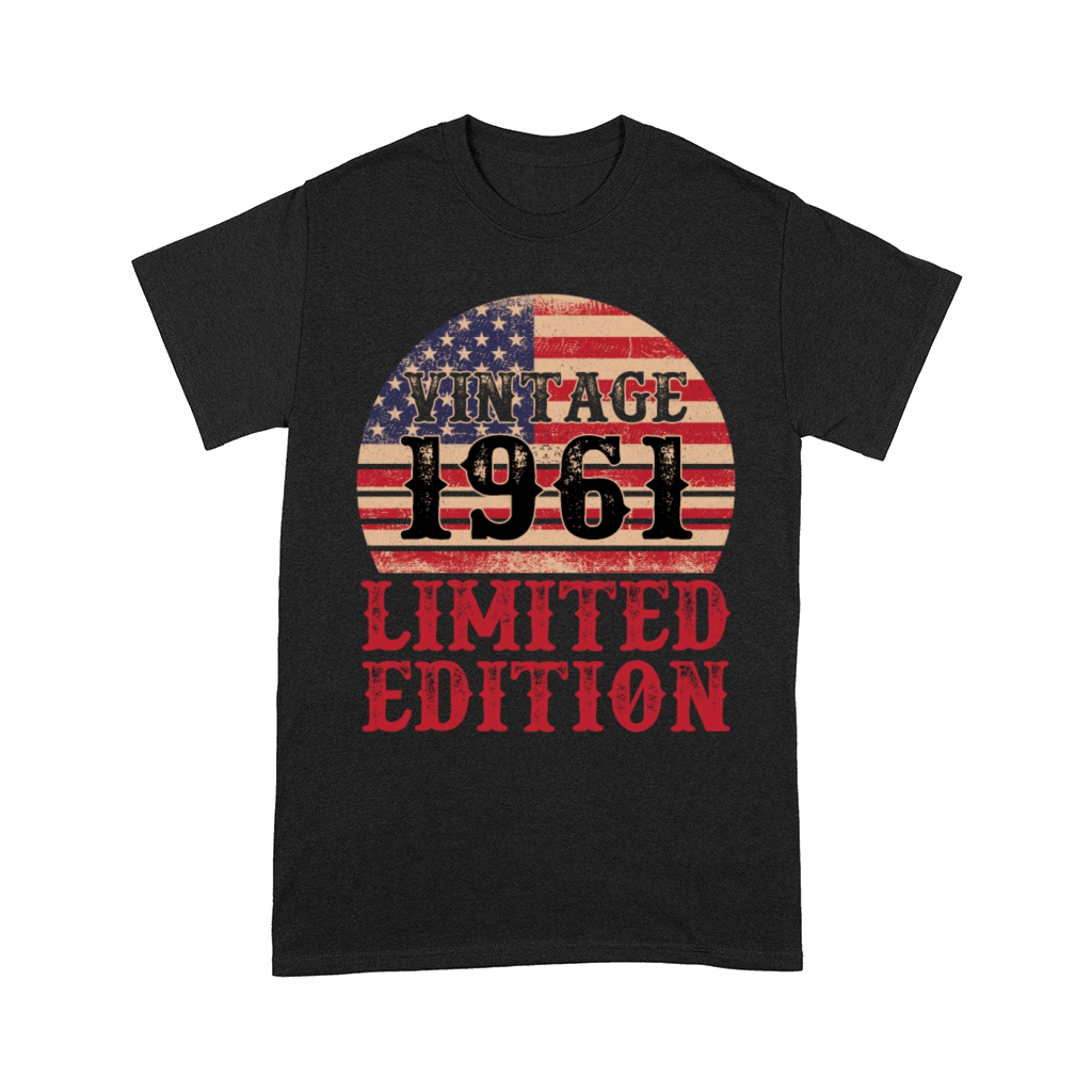 Vintage 1961 Limited Edition American Flag Comfort T-shirt