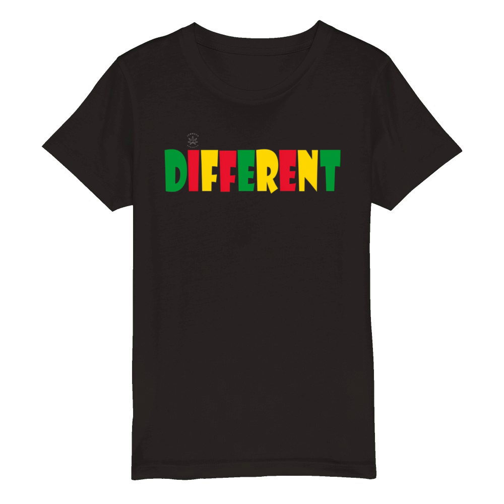 Different By Jamrock Organics Organic Kids Crewneck T-shirt