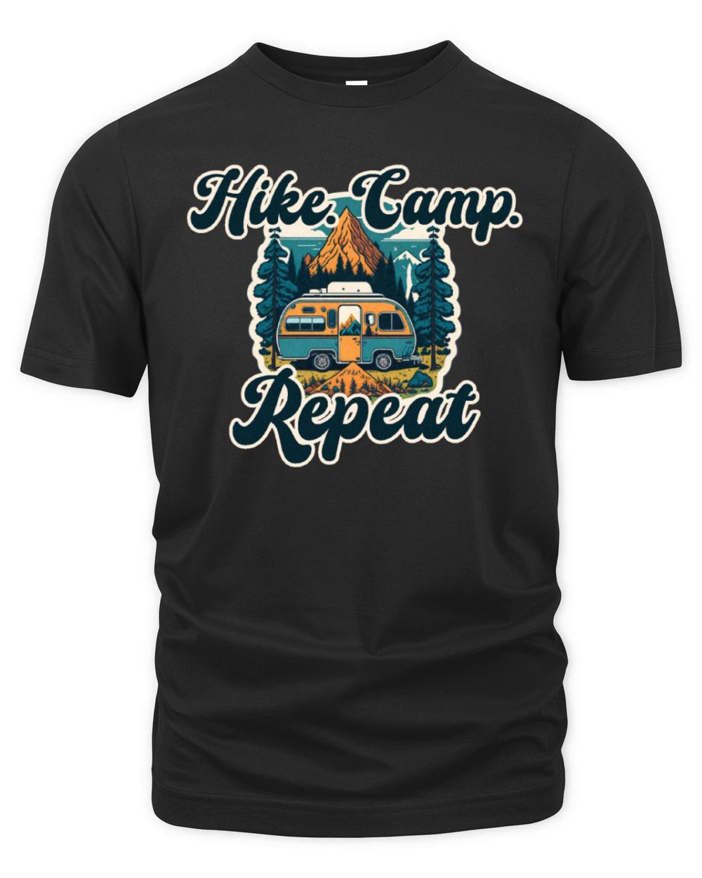 Hike Camp Repeat Organic Unisex T-shirt