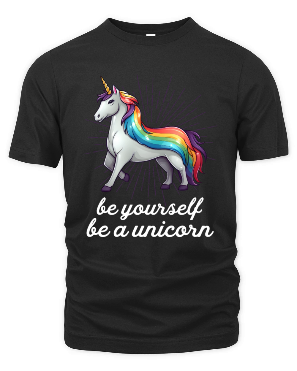 LGBT Pride Unicorn Organic Unisex T-shirt