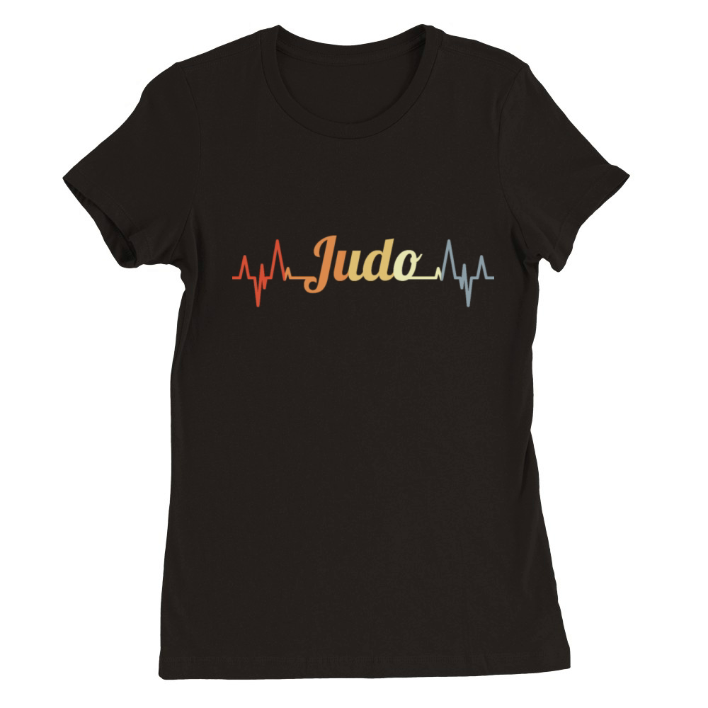 Vintage Judo Heartline Premium Womens Crewneck T-shirt