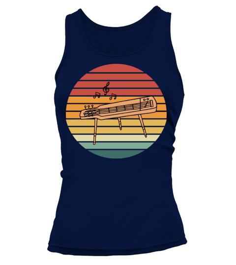 Vintage Pedal Steel Guitar Player Musician Tank top Woman