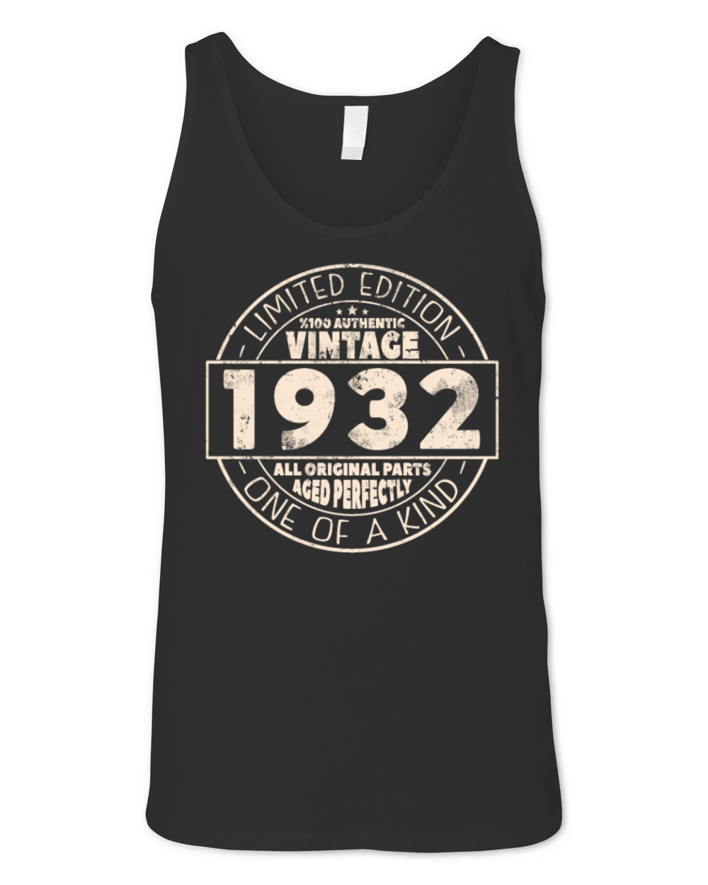 Vintage Retro 1932 Birthday Gift Unisex Jersey Tank