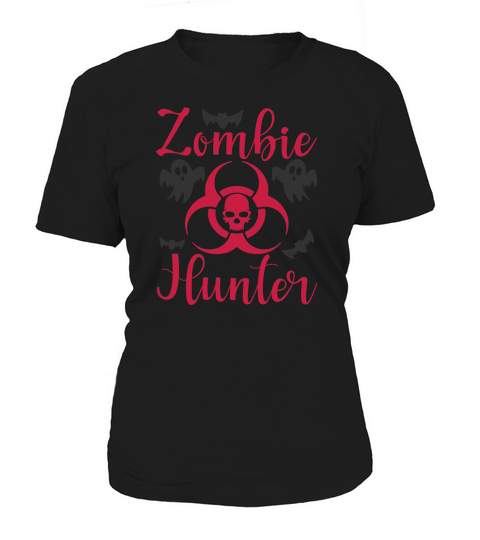 Zombie Hunter Halloween Shirt Cute Deadly Deer Hunting Gift Women's T-Shirt