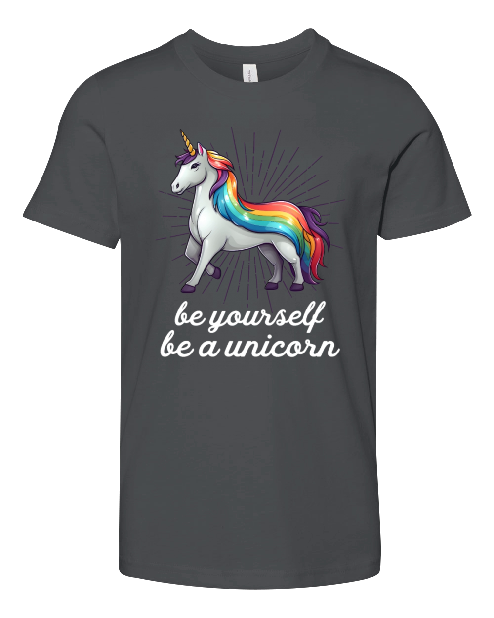 LGBT Pride Unicorn Youth Unisex Jersey Tee