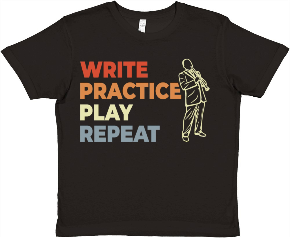 Clarinet Motivation Vintage Look Premium Kids Crewneck T-shirt