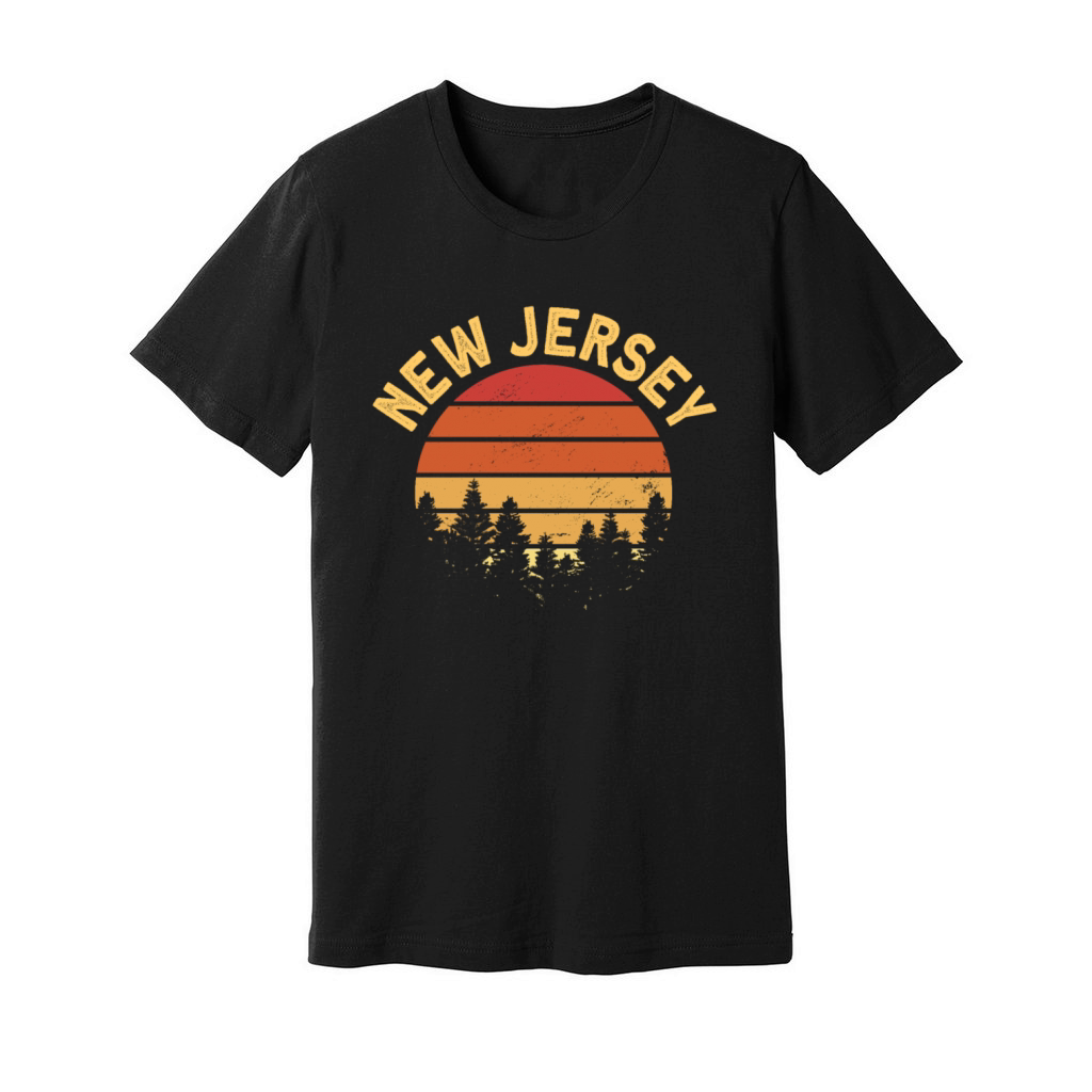 New Jersey Usa Staate Unisex Jersey Tee