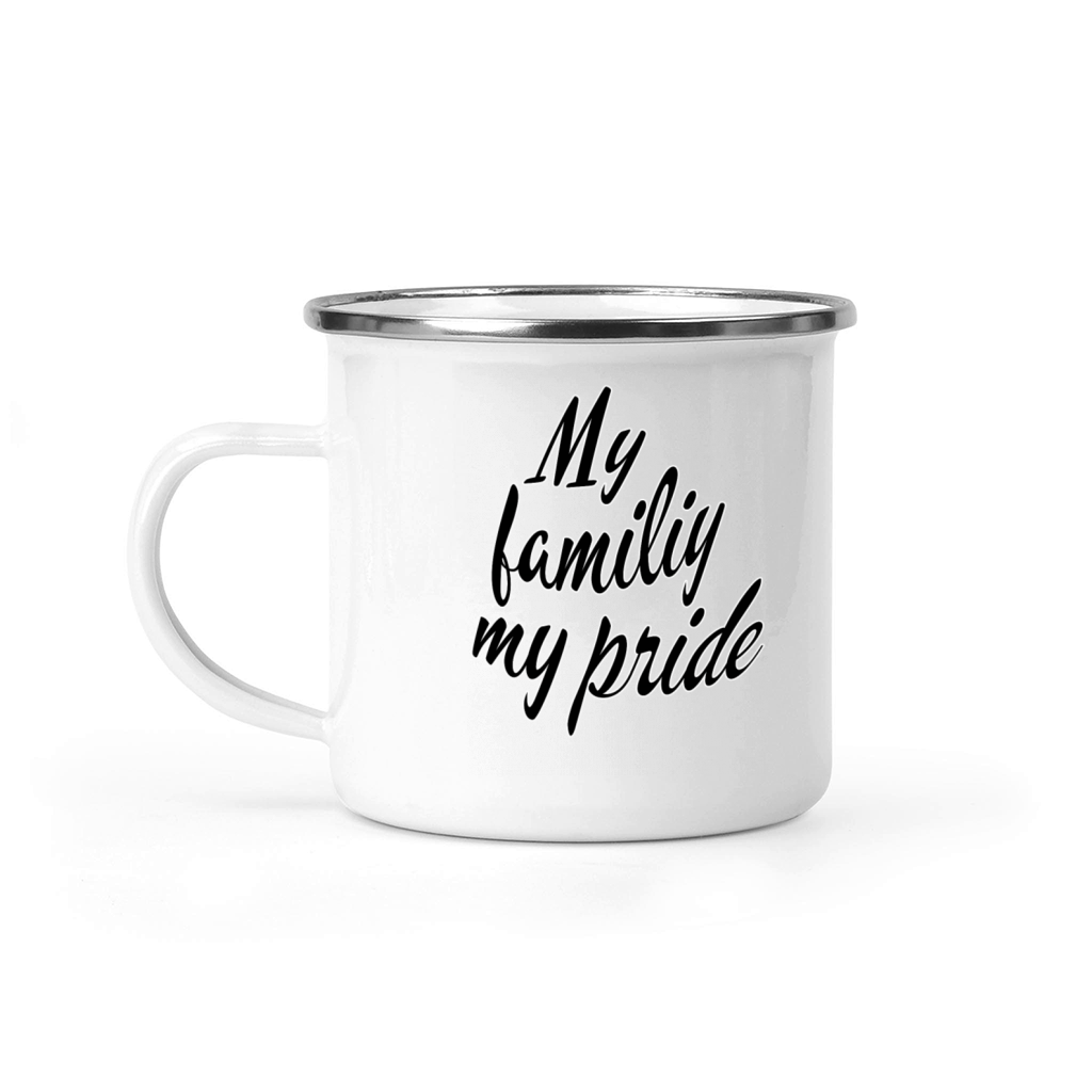 My family my pride Camping Mug