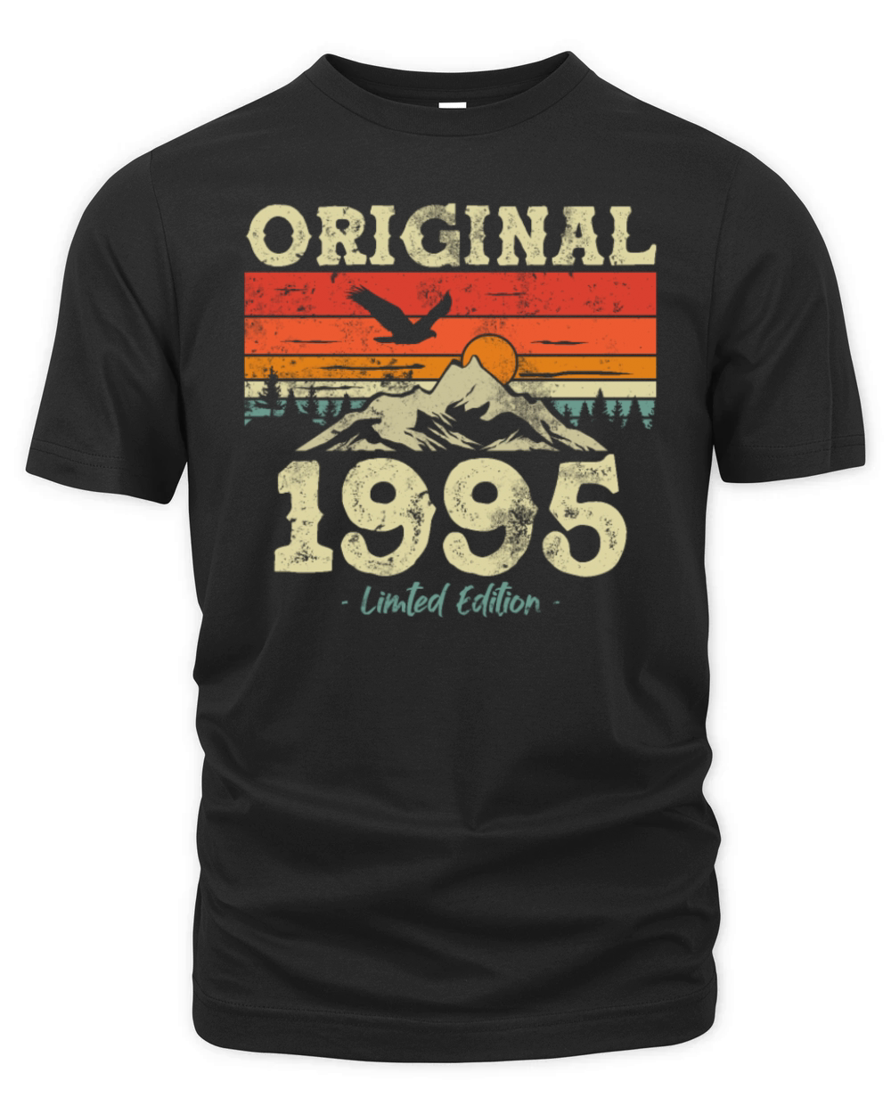 Vintage Retro 1995 Birthday Gift Organic Unisex T-shirt