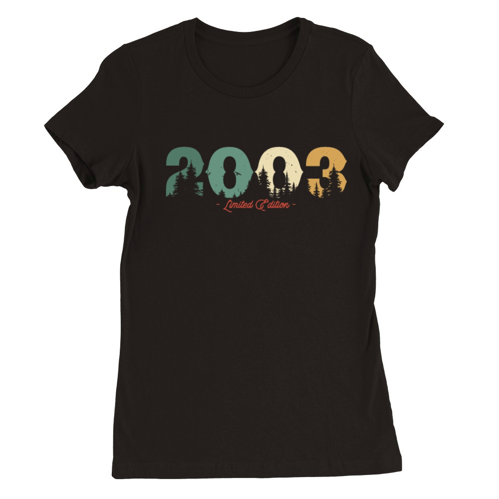Vintage 2003 Birthday Gift Premium Womens Crewneck T-shirt