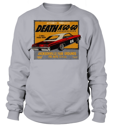 Vintage Muscle Car Race Event Sweatshirt Unisex
