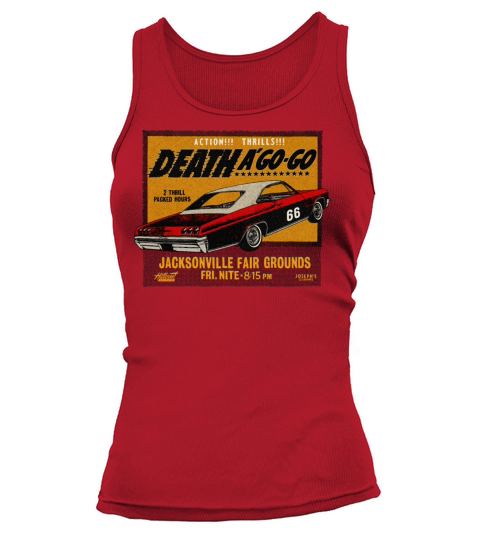 Vintage Muscle Car Race Event Tank top Woman