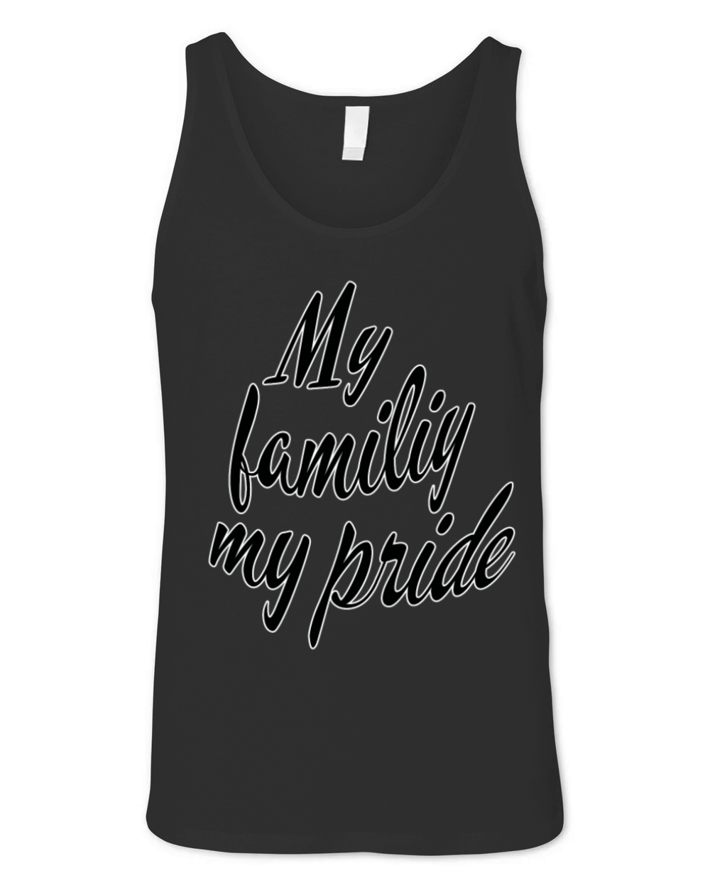 My family my pride Unisex Jersey Tank