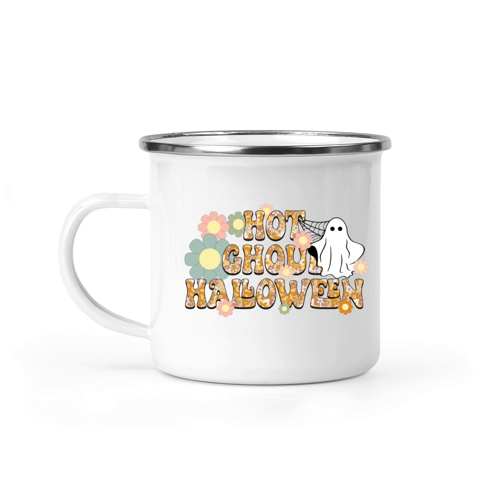 Hot Ghoul Halloween Shirt Unisex Camping Mug