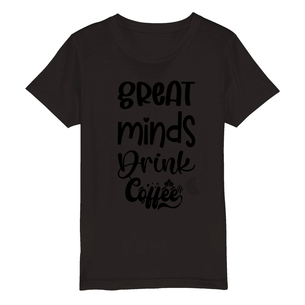 Coffee lovers quotes Organic Kids Crewneck T-shirt