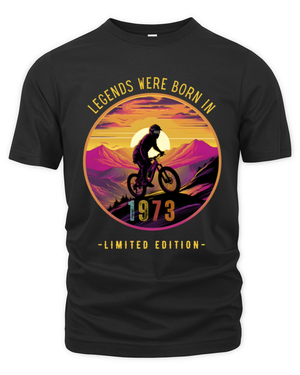 Legends of mountain biking were born in 1973 Organic Unisex T-shirt