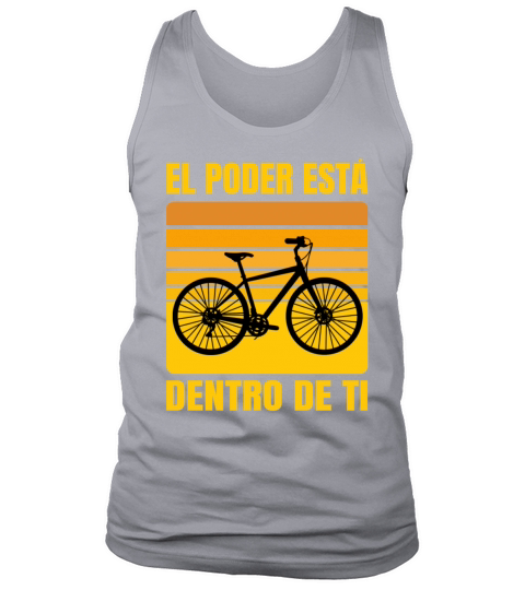 Spanish Inspirational Cycling Empowerment Quote Tank Top Unisex