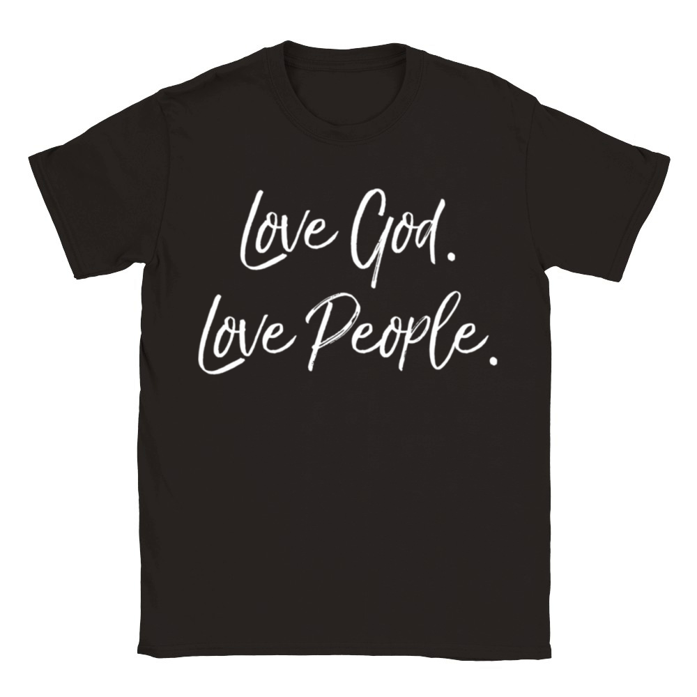 Love Others Quote Christian Saying Love God Love P Classic Kids Crewneck T-shirt