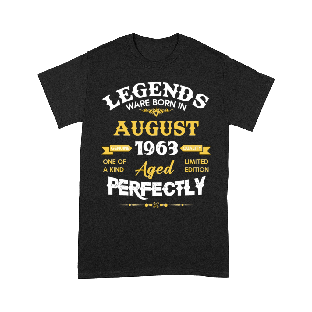 Vintage Aged To Perfection August 1963 Comfort T-shirt