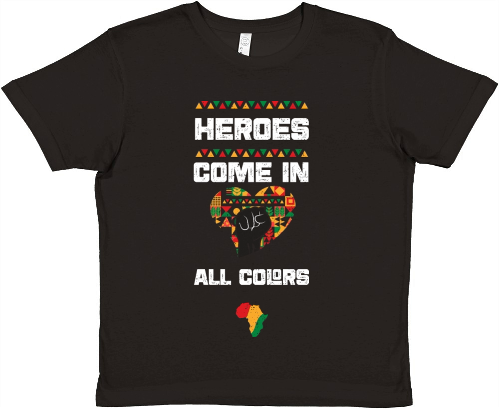 Heroes come in all Colors Premium Kids Crewneck T-shirt