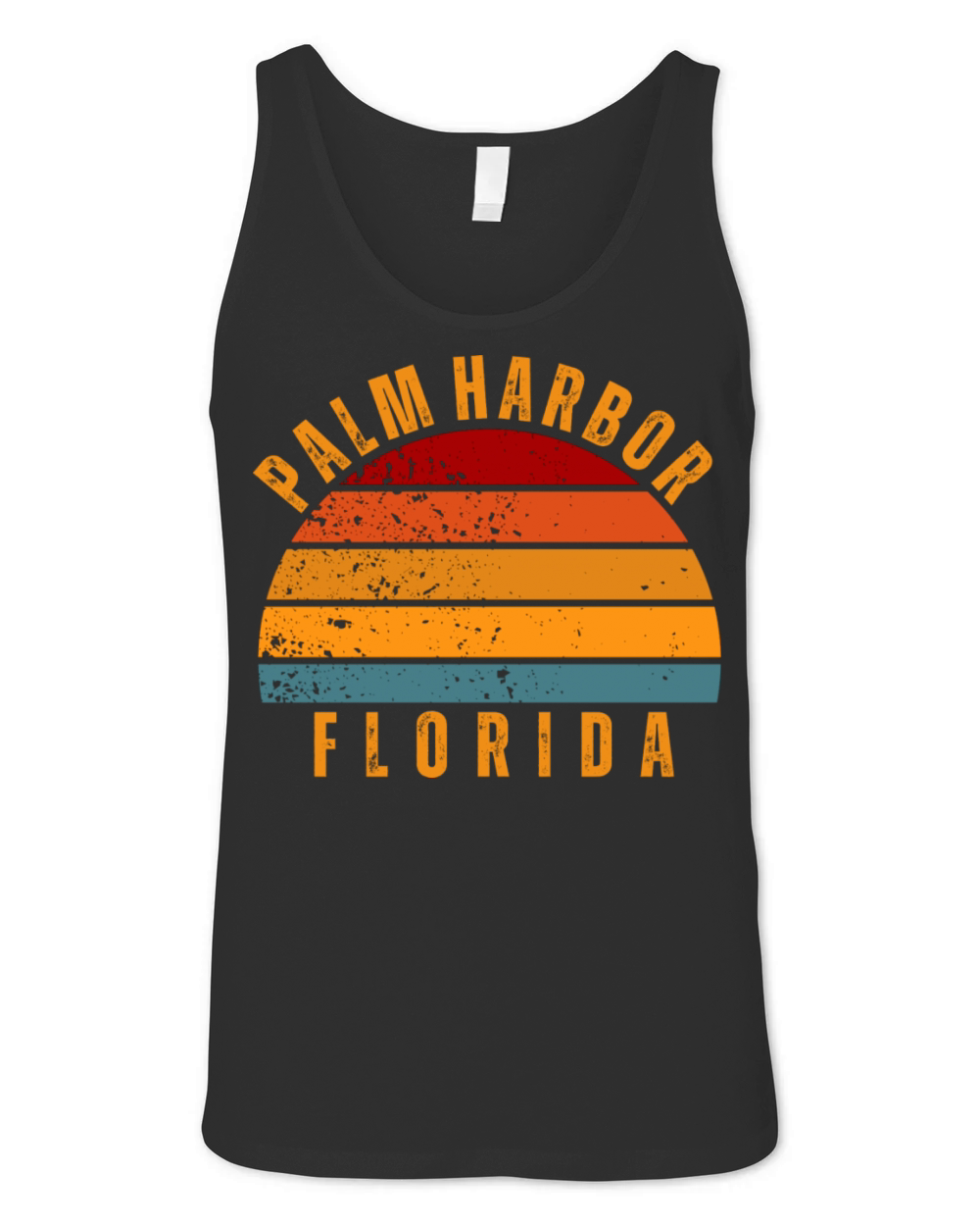Palm Harbor Florida Vintage Retro Unisex Jersey Tank