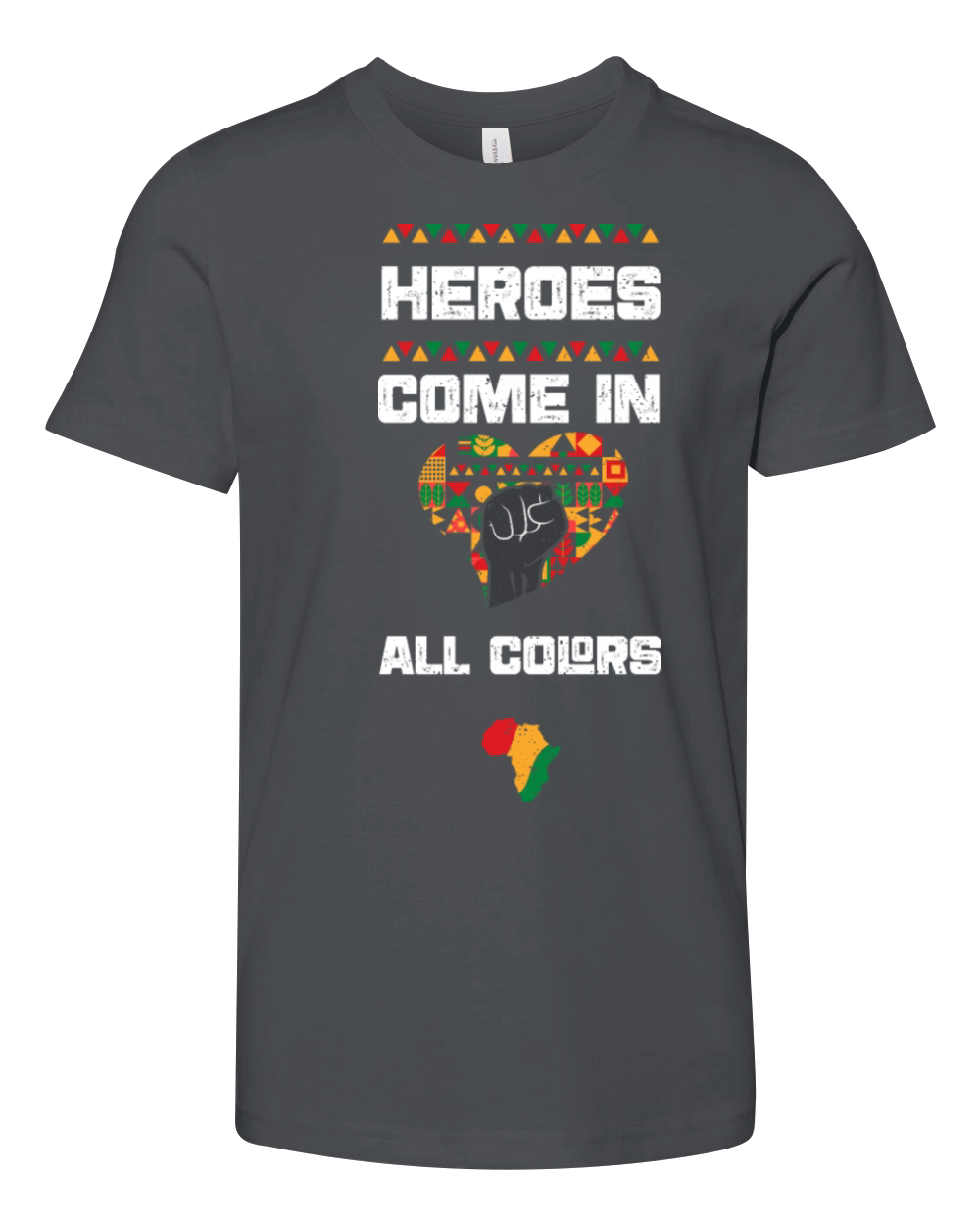 Heroes come in all Colors Youth Unisex Jersey Tee