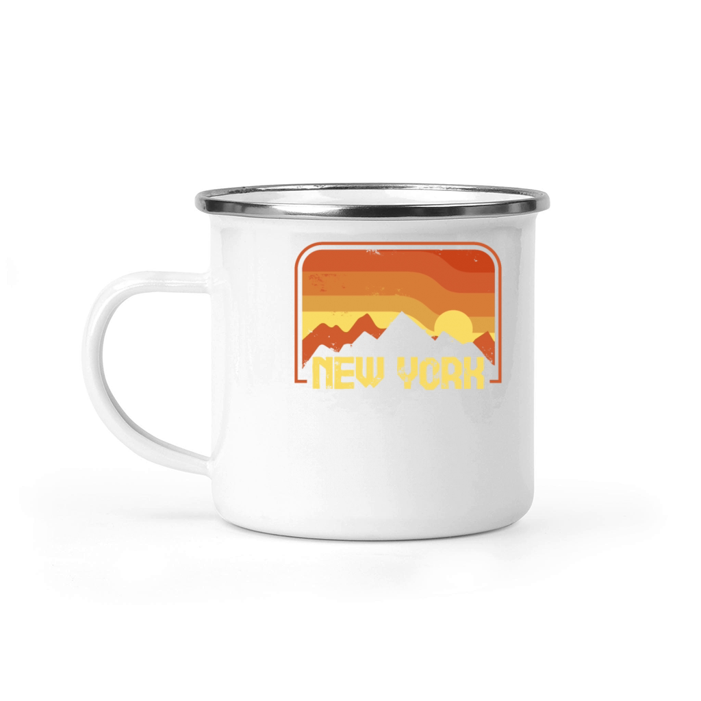 New York Usa Staate Camping Mug