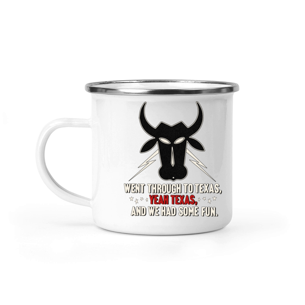 Vintage Texas Rock and Roll Camping Mug