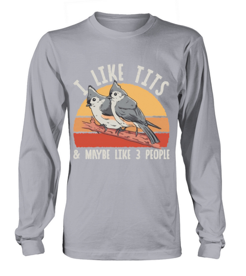 Bird Watcher Retro Vintage Tit Long sleeved Unisex